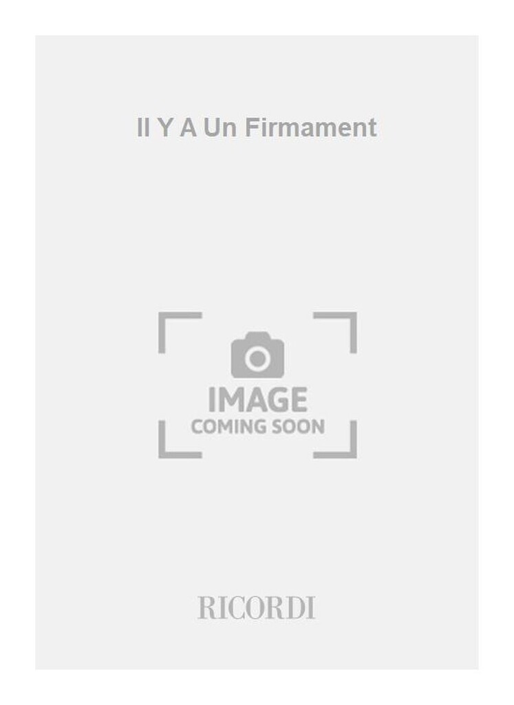 Il Y A Un Firmament